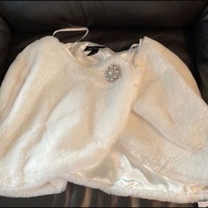 Brand New BCX Dress Faux Fur Mini Coat